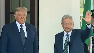 El presidente de México envió un mensaje de apoyo al republicano