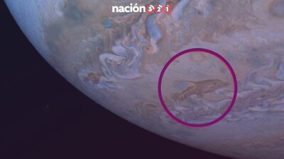 Las fotos muestran los colores y texturas de Júpiter, que parecen salidas de una pintura profesional