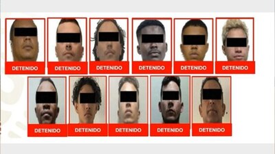El subsecretario de seguridad apuntó que las 11 personas están en proceso de vinculación