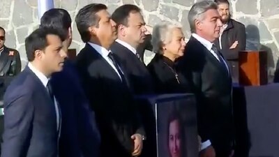 La secretaria de Gobernación no fue bien recibida por los presentes en el evento