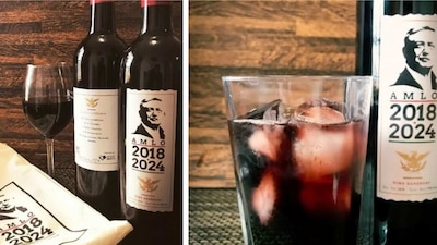 Los creadores del vino afirman que lo hicieron para celebrar "la transformación de México"