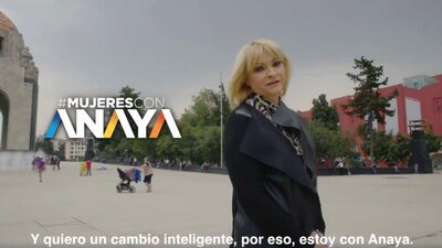 La actriz y cantante busca una diputación local en la Ciudad de México