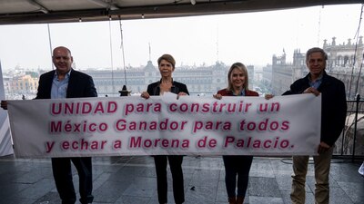 Gustavo de Hoyos Walter, Beatríz Pagés Llergo Rebollar, Argelia Núñez y Claudio X. González Guajardo