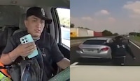 VIDEO: Hombres interceptan y roban camioneta que transportaba relojes cerca del AIFA