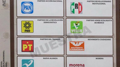 Morena y Encuentro Social aparecerán por primera vez en una boleta presidencial