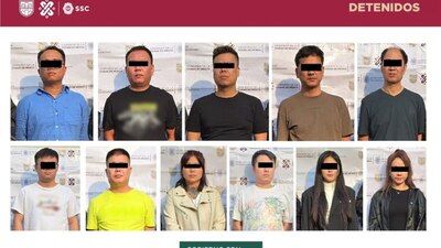 Los 11 detenidos fueron puestos a disposición