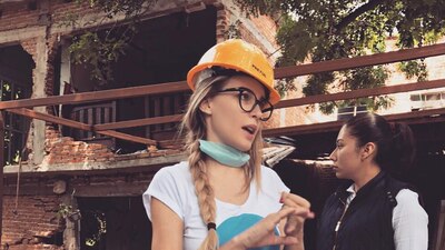 Tras el sismo del 19 de septiembre, la cantante Belinda fue una de las que apoyó a los damnificados de Morelos