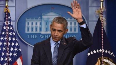 Obama realizó su última conferencia de prensa en la Casa Blanca