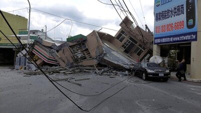 El temblor se sintió en el extremo norte de la isla en la capital, Taipei.