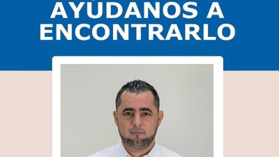 Desapareció desde la víspera junto a Juan Francisco Cerón Beltrán