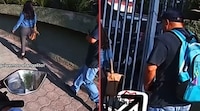 VIDEO: Biker confronta a hombre que grababa a una joven sin su consentimiento