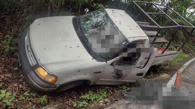 Fue hecho por las autoridades del estado y lograron llevar a uno de los tripulantes el hospital