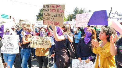 El 28 de febrero del 2020, estudiantes de diversas facultades, marcharon contra del abuso a las mujeres