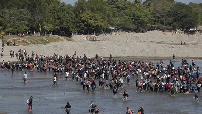 Los migrantes pretenden usar a México como puente para llegar a Estados Unidos