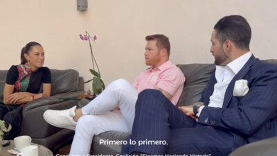 Estuvo presente Andrés Sulaimán, nieto de José Sulaimán, quien fue presidente del Consejo Mundiald e Boxeo