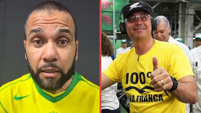 Dani Alves, acusado de agresión sexual, asegura que el Espíritu Santo le “sopló” el nombre de Bolsonaro