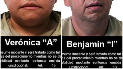 Ambas personas son señaladas como integrantes del Cártel del Sinaloa