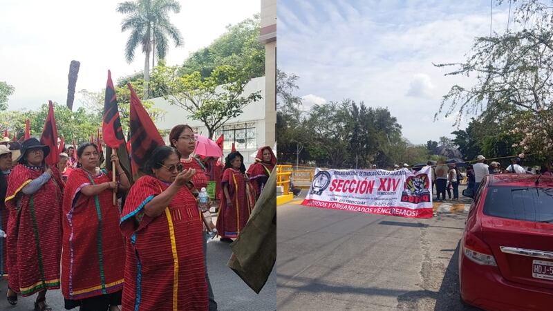 Protestas de la CNTE se multiplican en distintos estados; desquician vialidades primarias