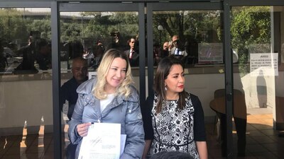 Claudia Pastor y Mariana Benítez presentaron la queja priista ante la autoridad electoral