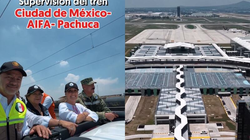 Presume Sheinbaum supervisión al Tren CDMX-AIFA-Pachuca
