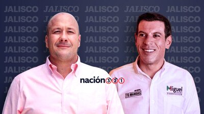 La gubernatura será disputada por Enrique Alfaro (MC) y Miguel Castro Reynoso (PRI)