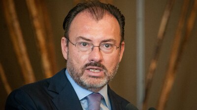El titular de la SRE compareció este martes en el pleno del Senado