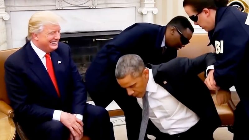 ¡Arrestan a Obama! Así es el video generado con IA que Trump compartió en redes sociales
