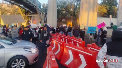 Bloqueo en la México-Cuernavaca