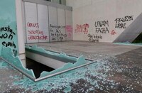 “Respetamos la autonomía de la UNAM”: Brugada justifica inacción policial ante actos vandálicos