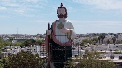 Se colocó en el cerro donde se encuentra el Gran Parque Mirador de Badiraguato