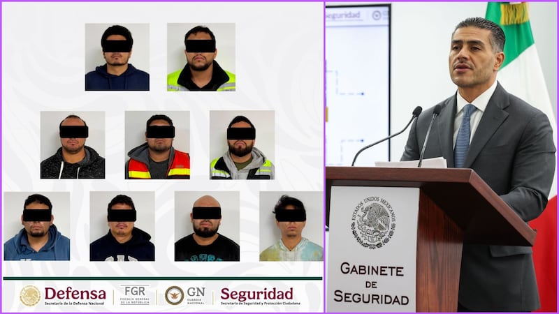 Autoridades detienen a 9 por robo a transportistas en SLP, entre ellos, líder de célula delictiva