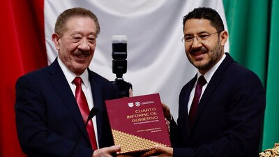 El secretario de Gobierno calificó el informe como lleno de "éxitos y logros"