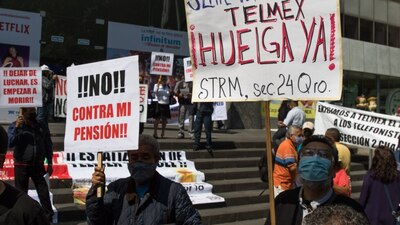 El líder sindicar criticó la postura de Telmex frente a la huelga