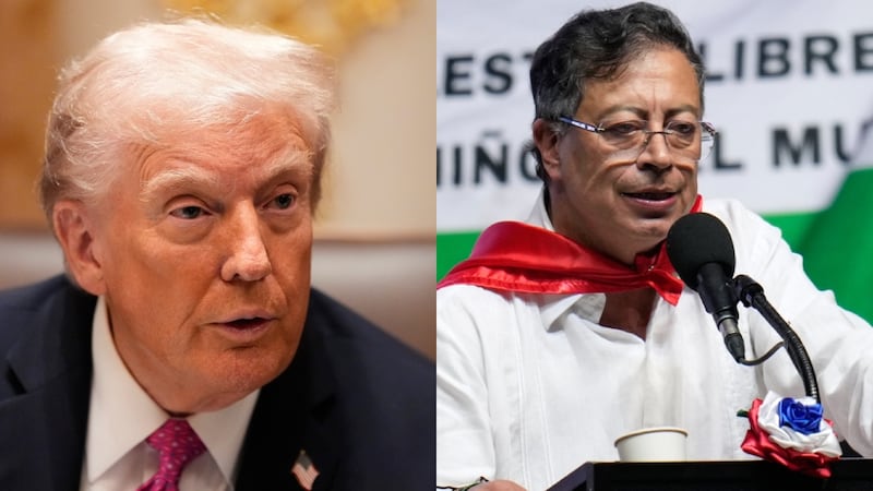 ¡Encontronazo! Trump llama “líder de drogas” a Gustavo Petro... le responden