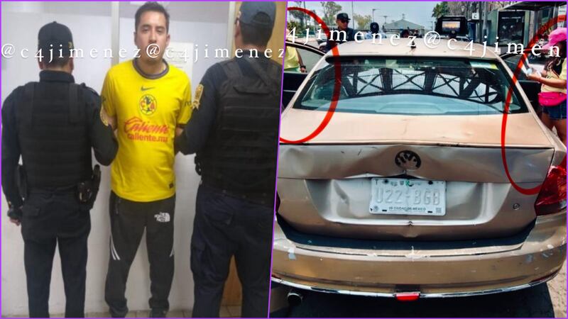 Detienen a aficionados del América con auto robado rumbo al estadio