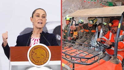 Claudia Sheinbaum felicida la convicción del segundo minero rescatado