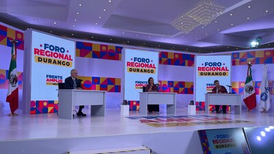 Los aspirantes finalistas del Frente Amplio por México tuvieron su primer foro regional