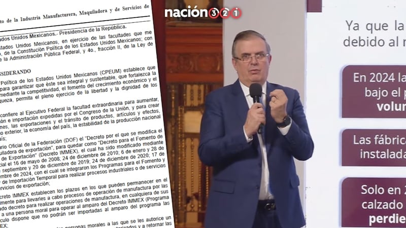 Presidencia publica el decreto por el que se prohíbe la importación temporal de calzado terminado