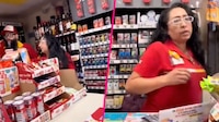 VIDEO: Cajera explota contra joven por beber su refresco antes de pagarlo y surge nueva Lady Oxxo