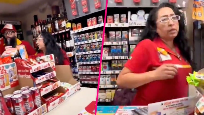 VIDEO: Cajera explota contra joven por beber su refresco antes de pagarlo y surge nueva Lady Oxxo