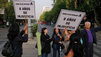 La compra de Mexicana, por parte del gobierno, está detenida porque un grupo de 200 trabajadores tienen un laudo