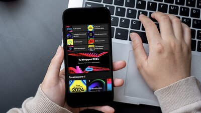 En la aplicación puedes descubrir las canciones y artistas que más escuchaste este 2024