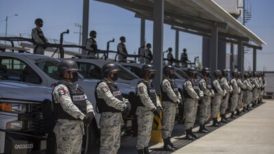 El presidente de México inauguró instalaciones de la Guardia Nacional en Tecate, Baja California