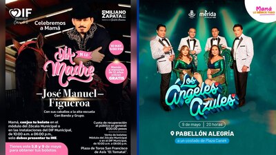 En varios estados de la Republica se llevarán acabo distintos conciertos