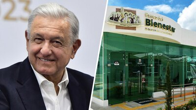 El Presidente señaló que una vez estén al 100%, será el banco con más sucursales en México