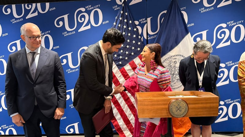 Brugada y Mamdani estrechan cooperación entre CDMX y Nueva York en el Urban20