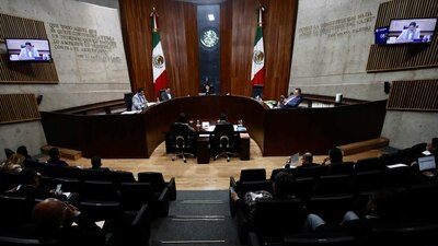 Desechó una discusión sobre una multa a Morena por la campaña de Claudia Sheinbaum