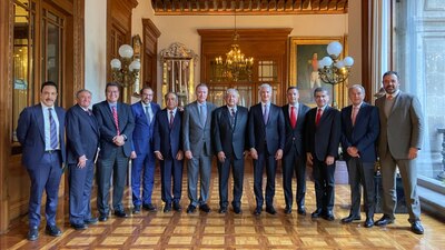 Tras una reunión con AMLO, gobernadores priistas anunciaron su respaldo al Insabi