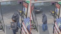 VIDEO: Sujeto asalta a mujer policía en Oxxo de Iztapalapa; le roba su arma de cargo