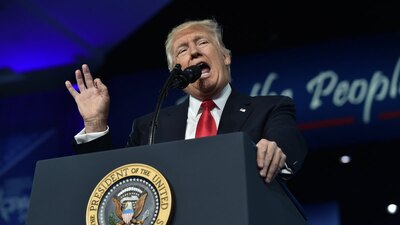 Algunos artistas mostraron su desaprobación por Trump con canciones de protesta